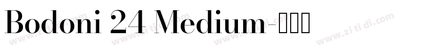 Bodoni 24 Medium字体转换